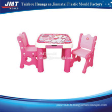 customized square dining table red plastic injection mould